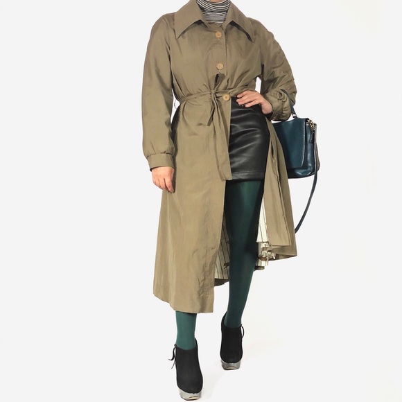 🚫SOLD•E✝️SY🚫 Vintage Raincheetahs Trench Coat TPIBS - Picture 5 of 9